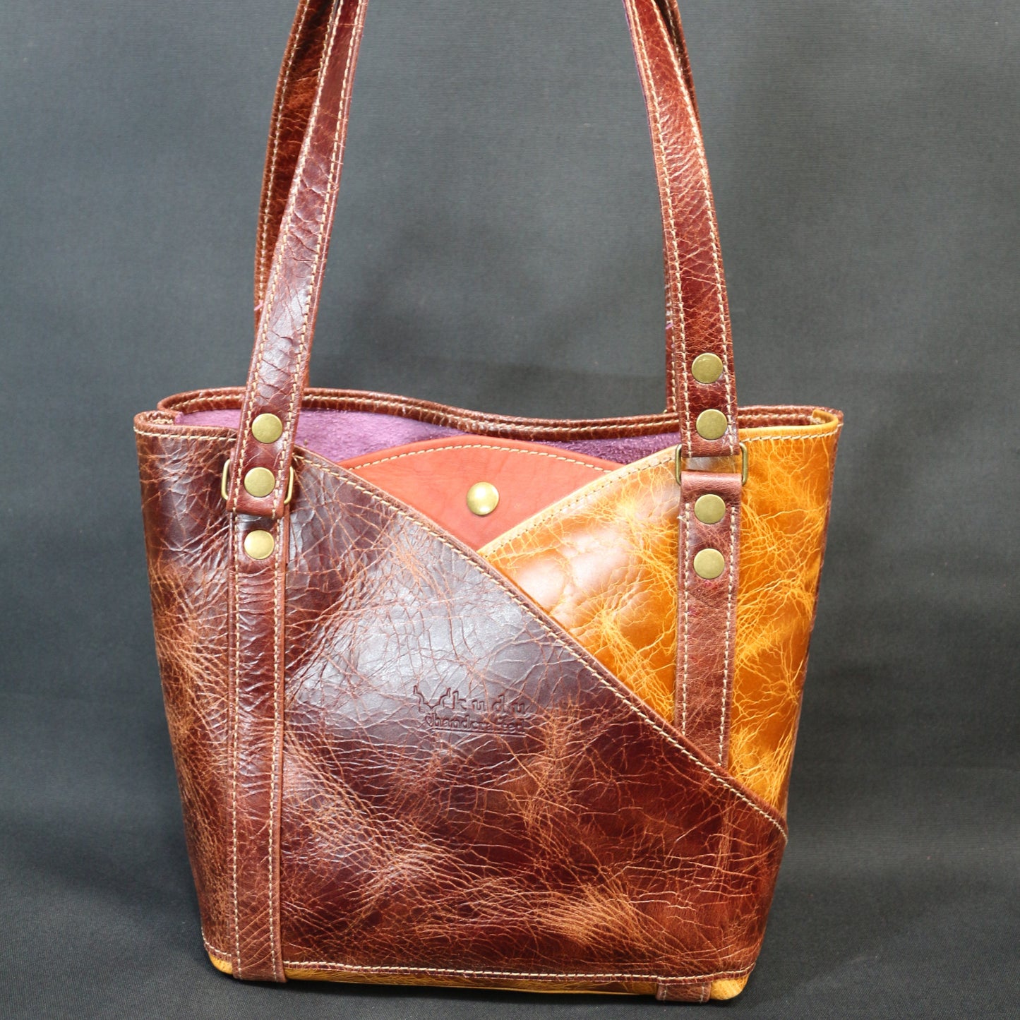 TB04 - The Tulip Bag - Brown