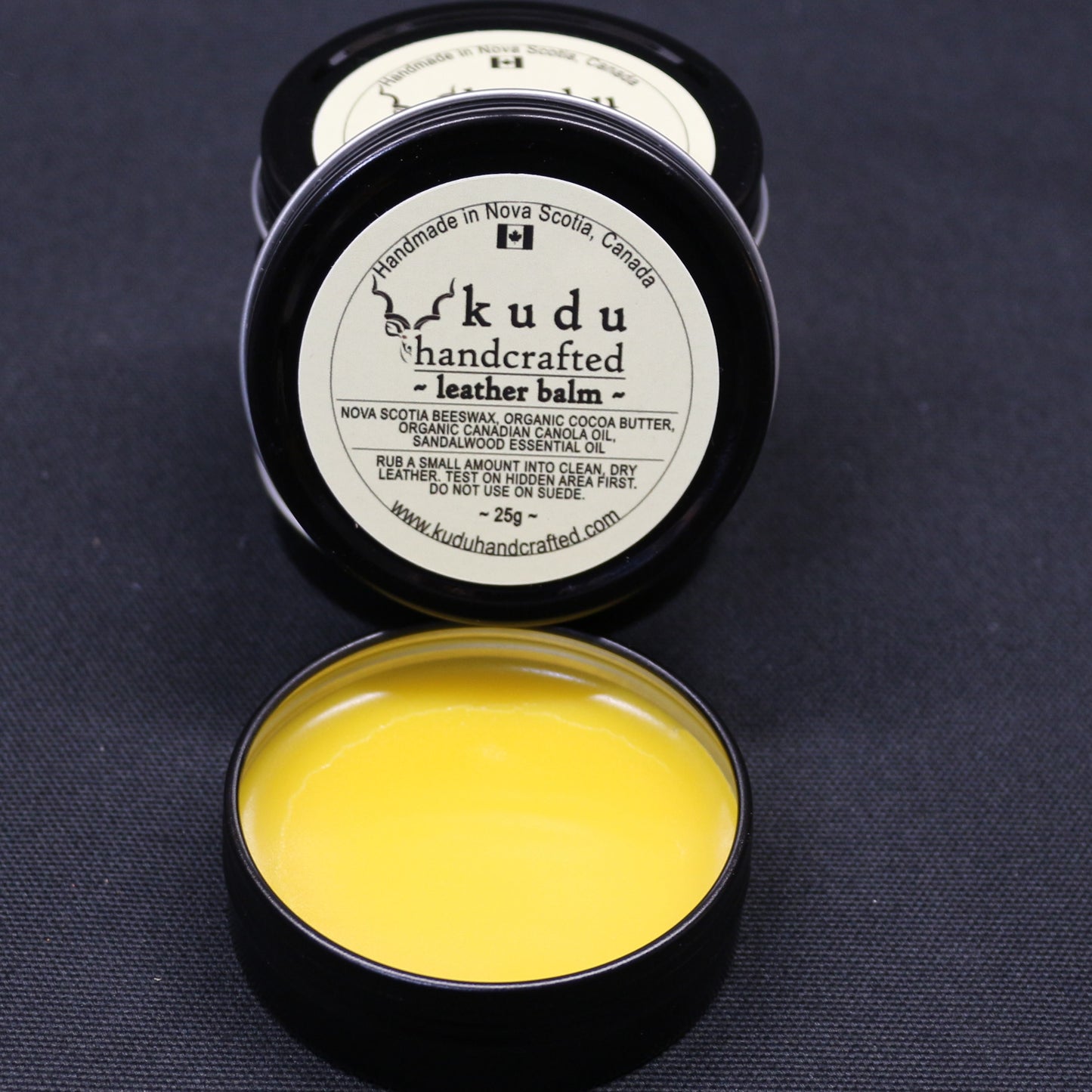 12 Pack: Leather Balm - 25g screw top tins