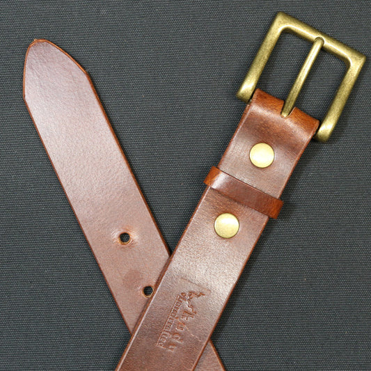BT04 - Buffalo Leather Belts in Congac