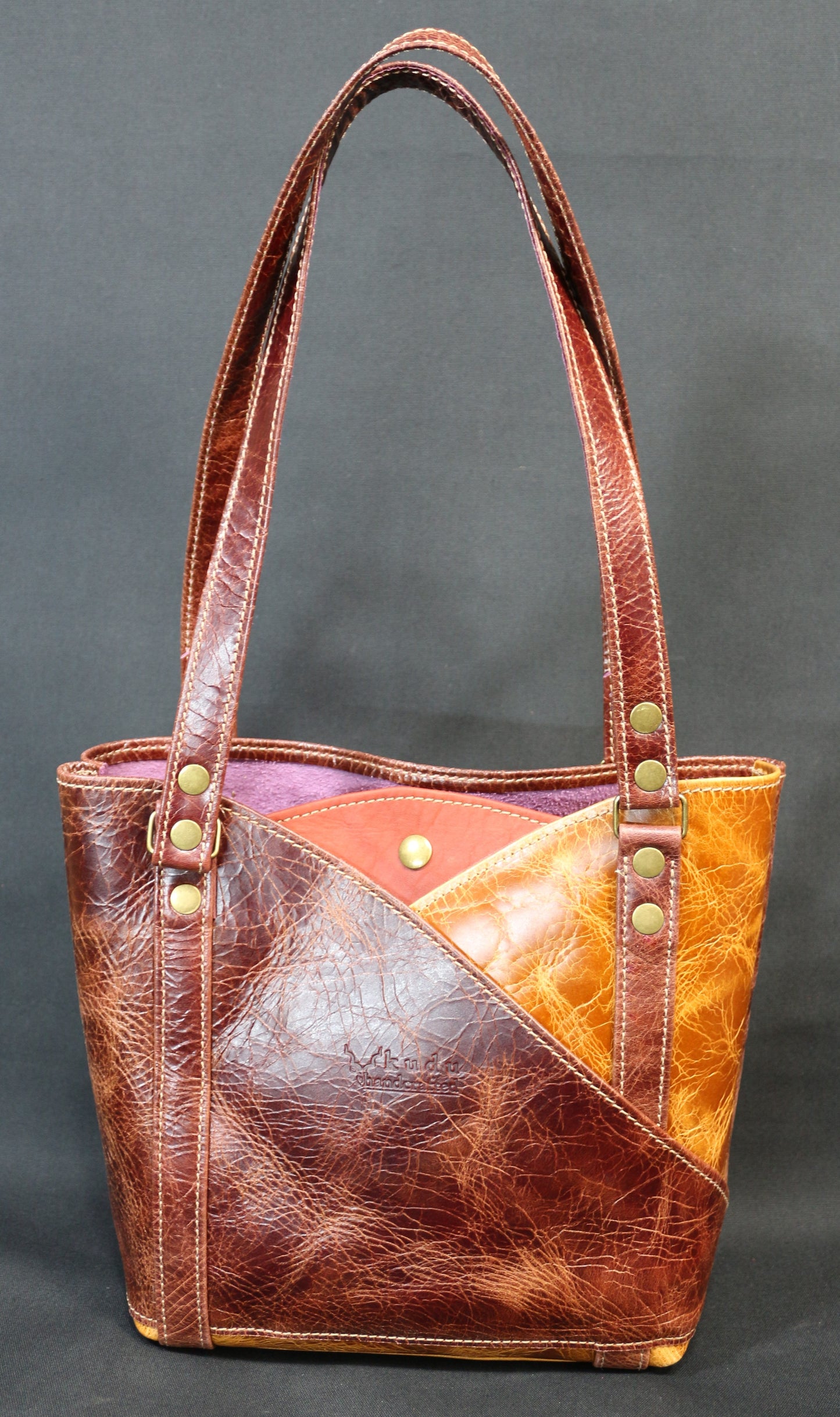 TB04 - The Tulip Bag - Brown